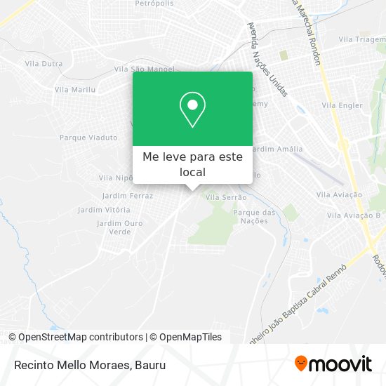 Recinto Mello Moraes mapa