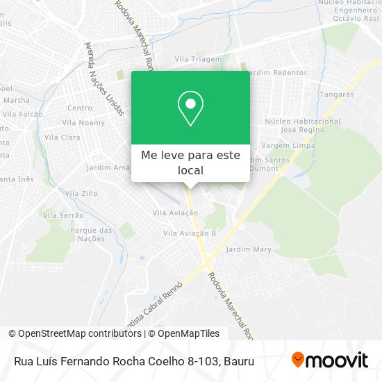 Rua Luís Fernando Rocha Coelho 8-103 mapa