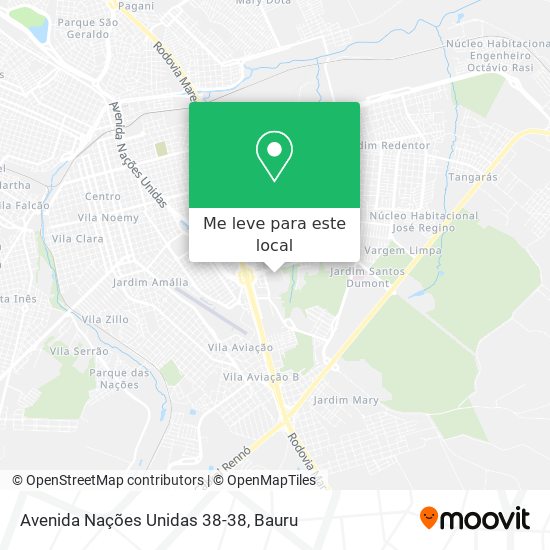 Avenida Nações Unidas 38-38 mapa