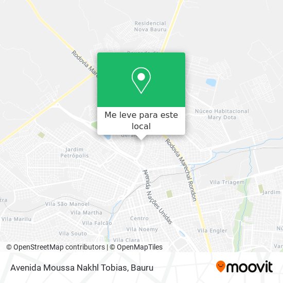 Avenida Moussa Nakhl Tobias mapa