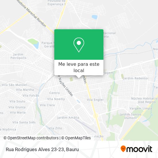 Rua Rodrigues Alves 23-23 mapa