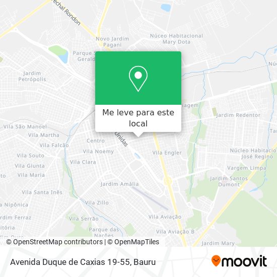 Avenida Duque de Caxias 19-55 mapa