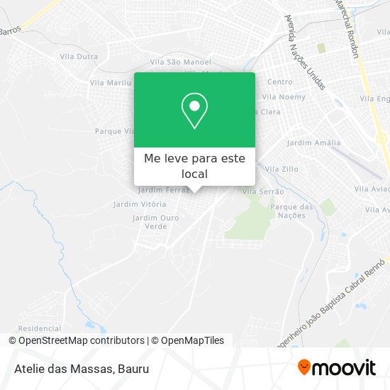 Atelie das Massas mapa