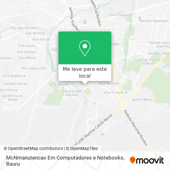 McNmanutencao Em Computadores e Notebooks mapa