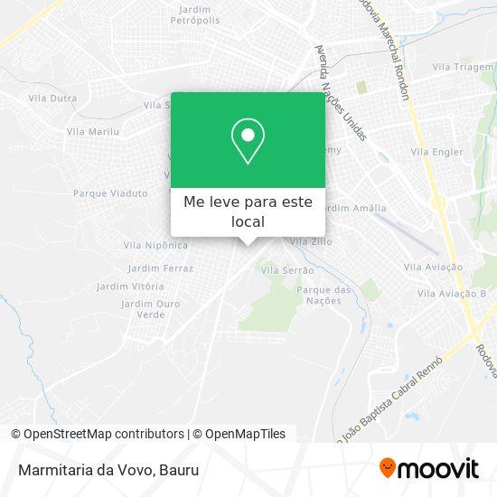 Marmitaria da Vovo mapa