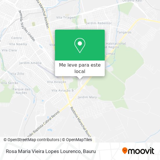 Rosa Maria Vieira Lopes Lourenco mapa