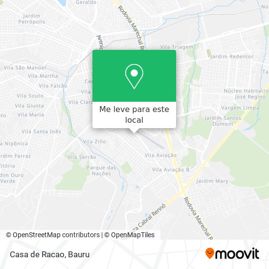 Casa de Racao mapa