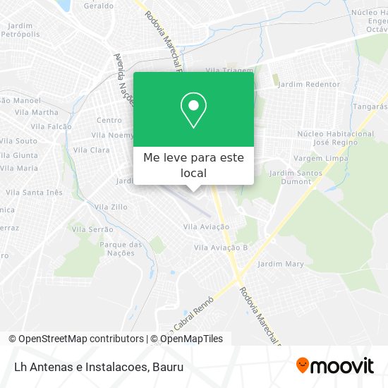 Lh Antenas e Instalacoes mapa