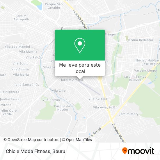 Chicle Moda Fitness mapa
