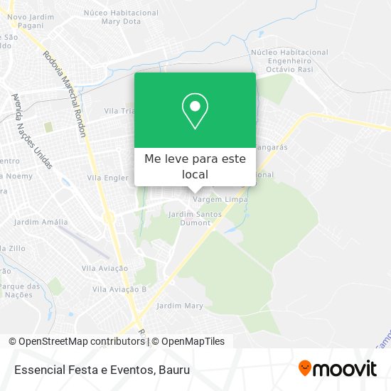 Essencial Festa e Eventos mapa