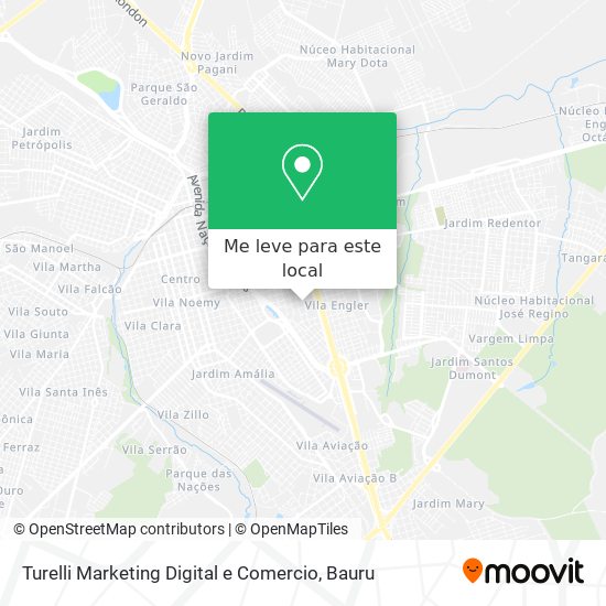Turelli Marketing Digital e Comercio mapa