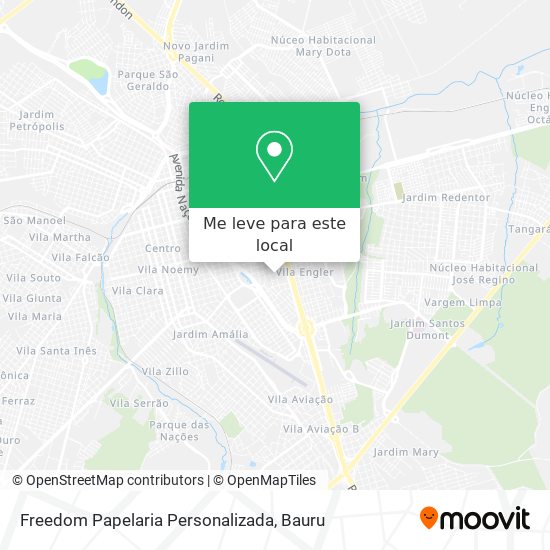 Freedom Papelaria Personalizada mapa
