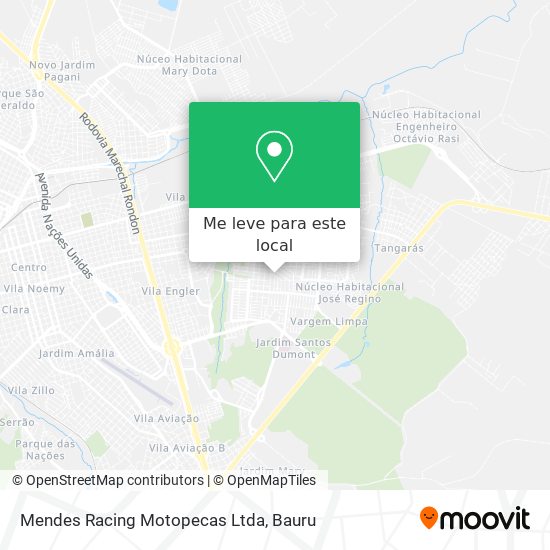 Mendes Racing Motopecas Ltda mapa
