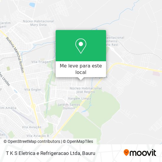 T K S Eletrica e Refrigeracao Ltda mapa