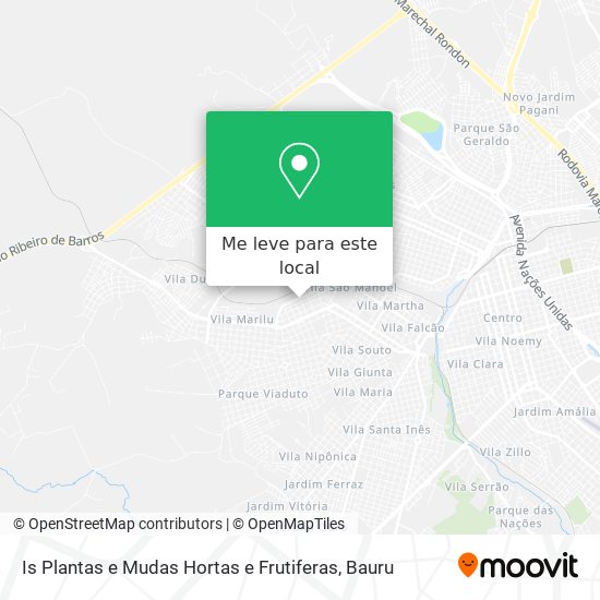 Is Plantas e Mudas Hortas e Frutiferas mapa