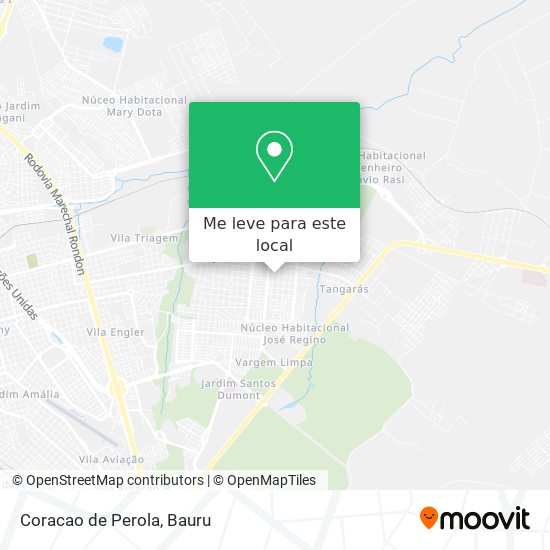 Coracao de Perola mapa