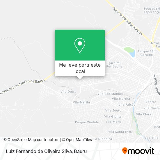 Luiz Fernando de Oliveira Silva mapa