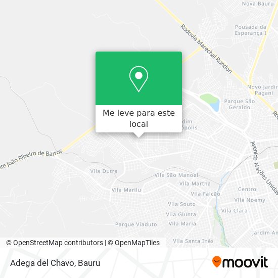 Adega del Chavo mapa