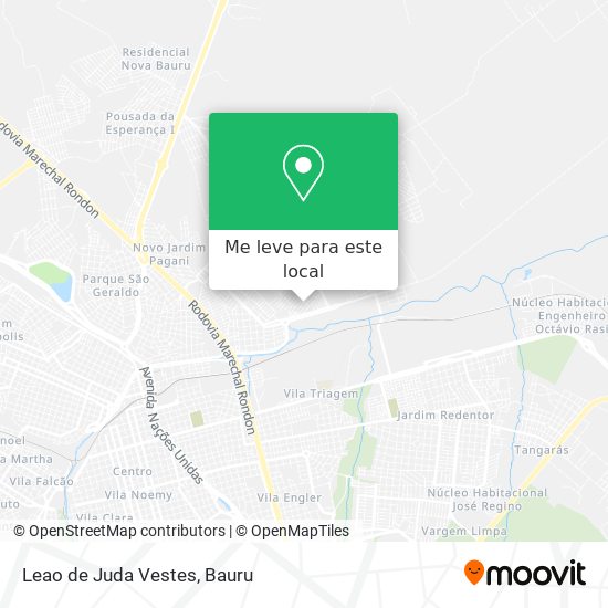 Leao de Juda Vestes mapa