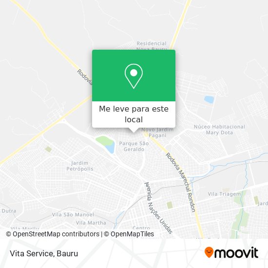 Vita Service mapa