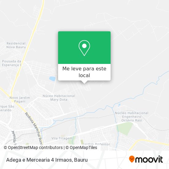 Adega e Mercearia 4 Irmaos mapa
