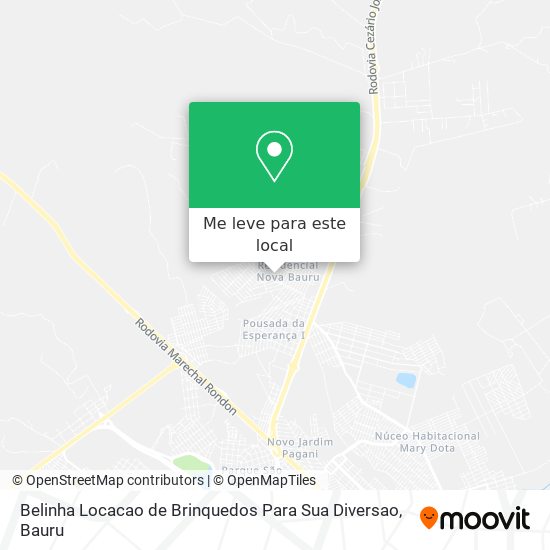 Belinha Locacao de Brinquedos Para Sua Diversao mapa