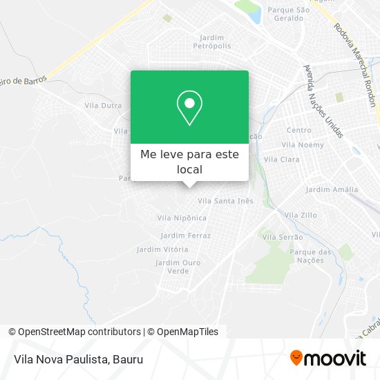 Vila Nova Paulista mapa