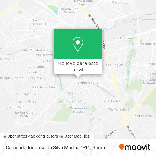 Comendador José da Silva Martha 1-11 mapa