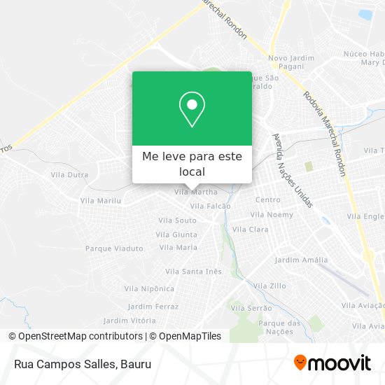 Rua Campos Salles mapa