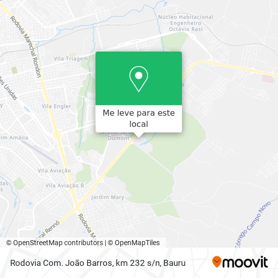 Rodovia Com. João Barros, km 232 s / n mapa