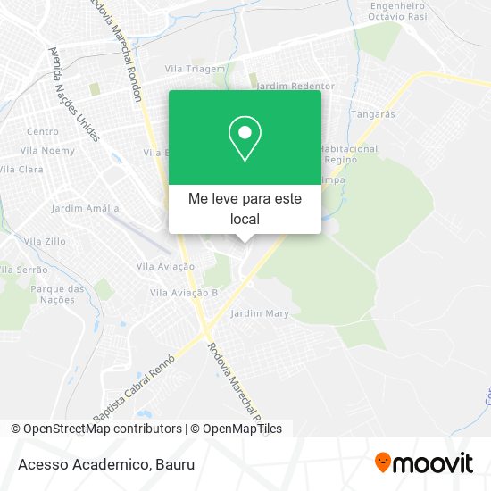 Acesso Academico mapa