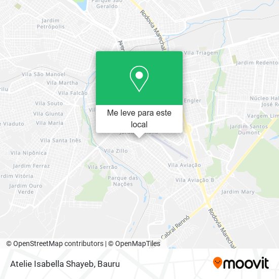 Atelie Isabella Shayeb mapa