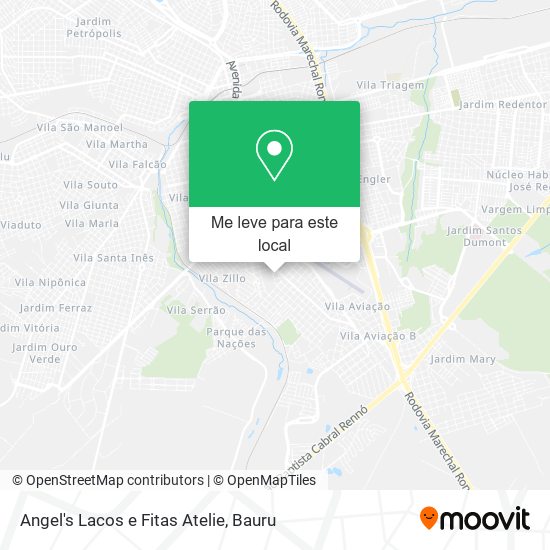 Angel's Lacos e Fitas Atelie mapa