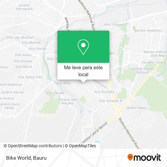 Bike World mapa