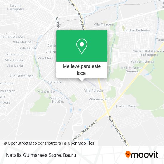 Natalia Guimaraes Store mapa
