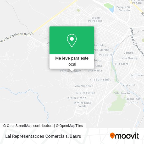 Lal Representacoes Comerciais mapa