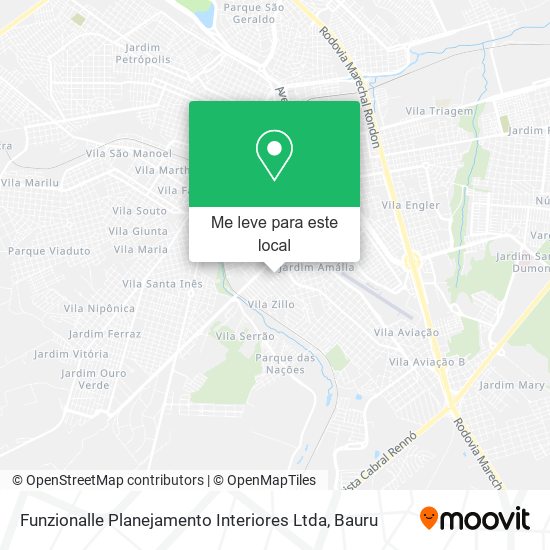 Funzionalle Planejamento Interiores Ltda mapa