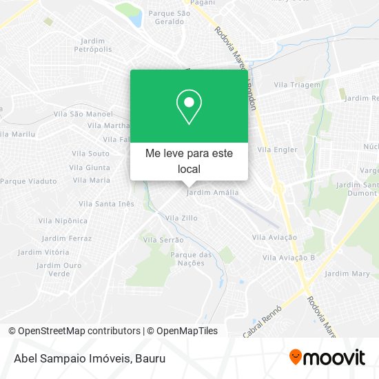 Abel Sampaio Imóveis mapa