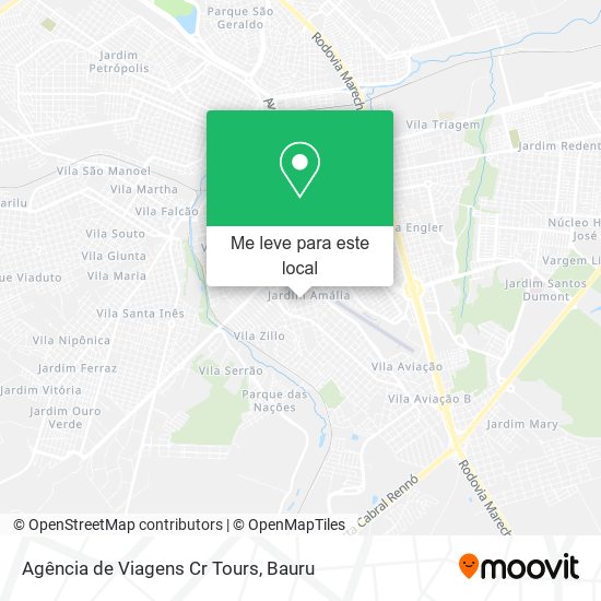 Agência de Viagens Cr Tours mapa