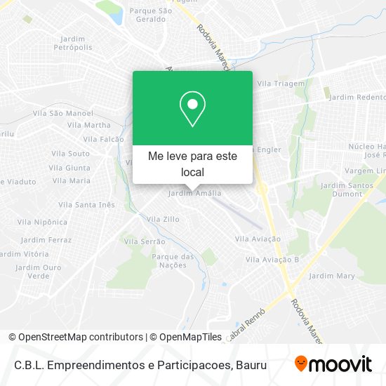 C.B.L. Empreendimentos e Participacoes mapa