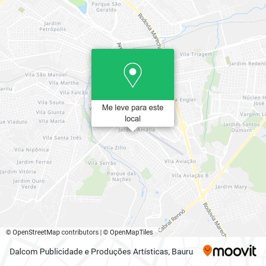 Dalcom Publicidade e Produções Artísticas mapa