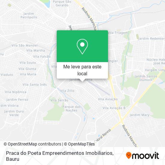 Praca do Poeta Empreendimentos Imobiliarios mapa