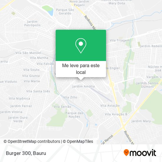 Burger 300 mapa