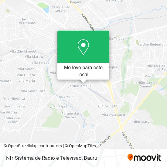 Nfr-Sistema de Radio e Televisao mapa