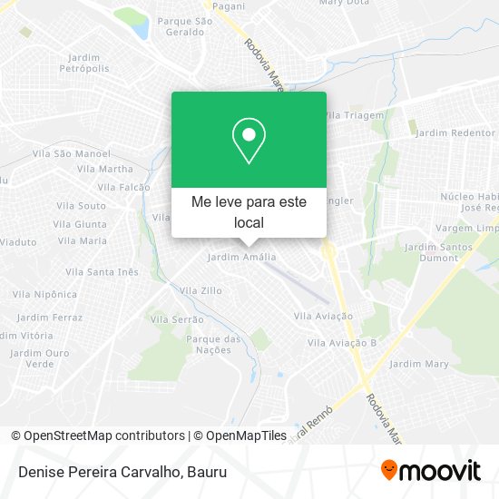 Denise Pereira Carvalho mapa