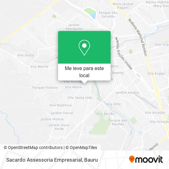 Sacardo Assessoria Empresarial mapa