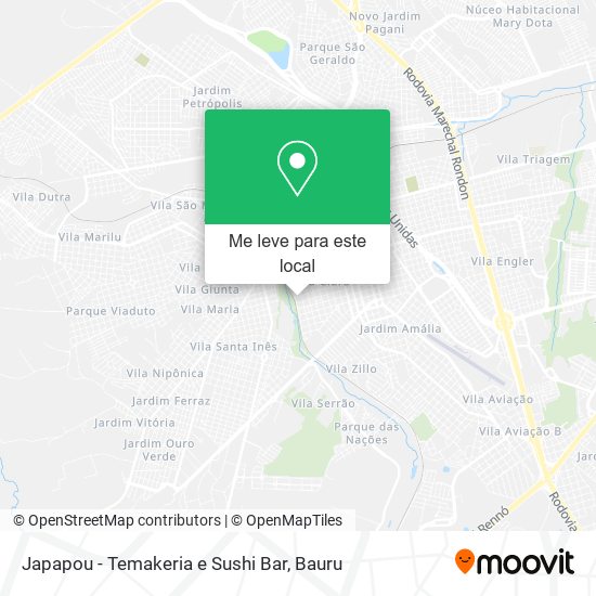Japapou - Temakeria e Sushi Bar mapa