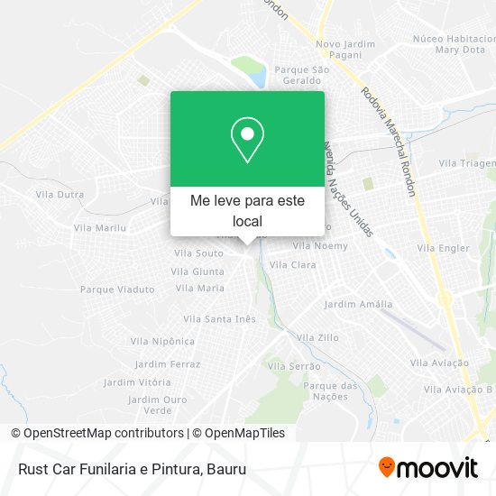 Rust Car Funilaria e Pintura mapa