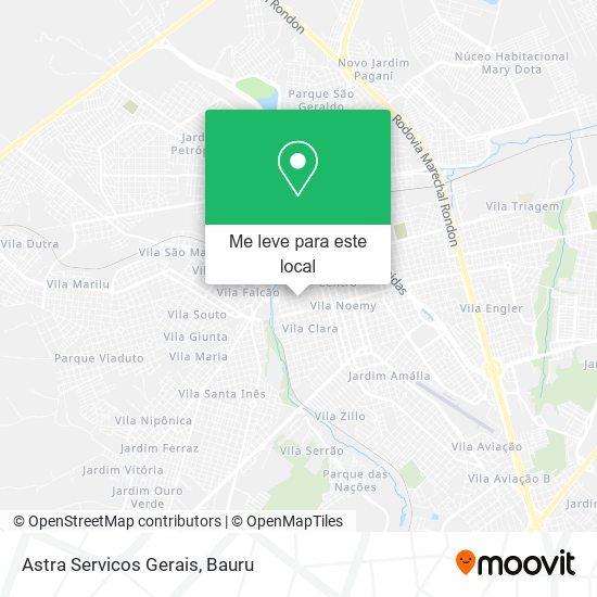 Astra Servicos Gerais mapa