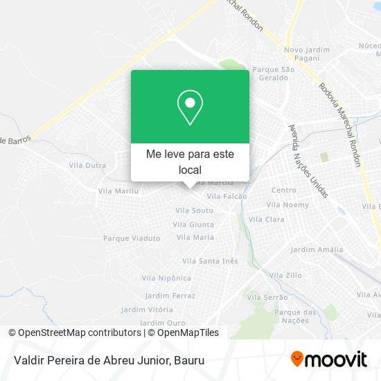 Valdir Pereira de Abreu Junior mapa